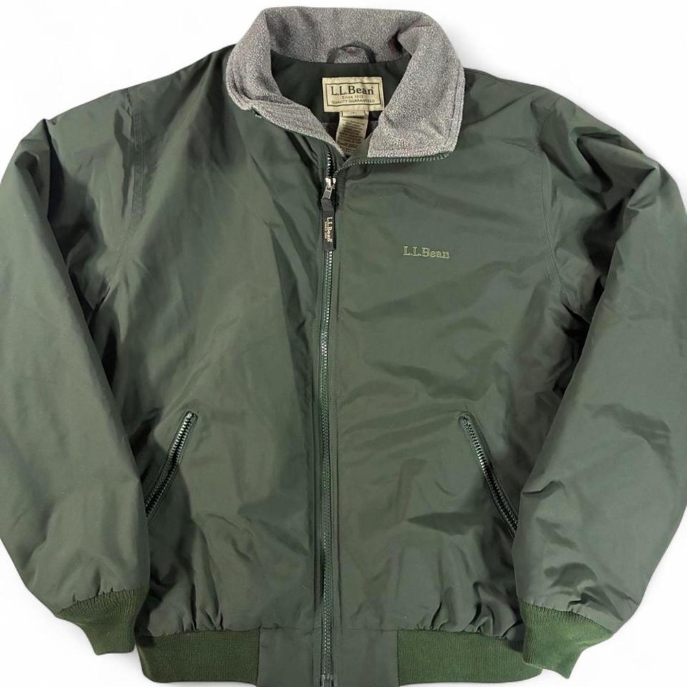 2010 NWOT Men's L.L. Bean Warm up Full Zip Jacket. Fleece collar and lined. Sm